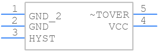 MAX6501UKP065+ - Analog Devices - PCB symbol