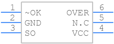 MAX6508UT824B+T - Analog Devices - PCB symbol