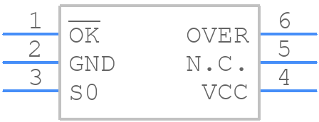 MAX6508UT8255+T - Analog Devices - PCB symbol