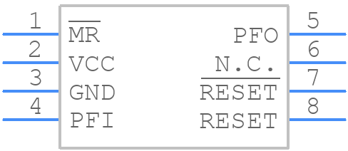MAX6708SKA+T - Analog Devices - PCB symbol