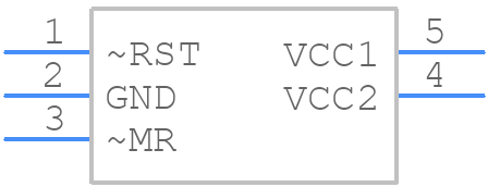MAX6717UKTGD6+T - Analog Devices - PCB symbol