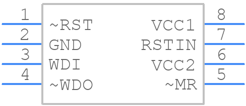 MAX6734KALTD3+T - Analog Devices - PCB symbol