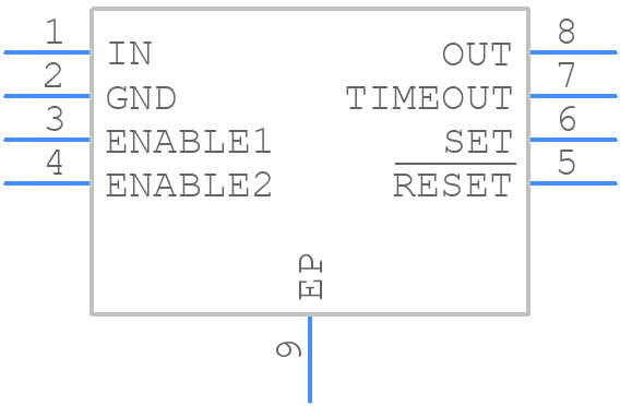 MAX6771TALD2+T - Analog Devices - PCB symbol