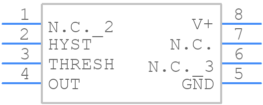 MAX8211MSA/PR-T - Analog Devices - PCB symbol