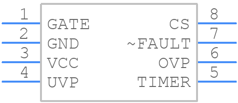 MAX8535AEUA+T - Analog Devices - PCB symbol