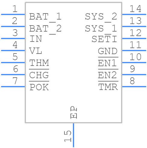 MAX8606ETD+T - Analog Devices - PCB symbol