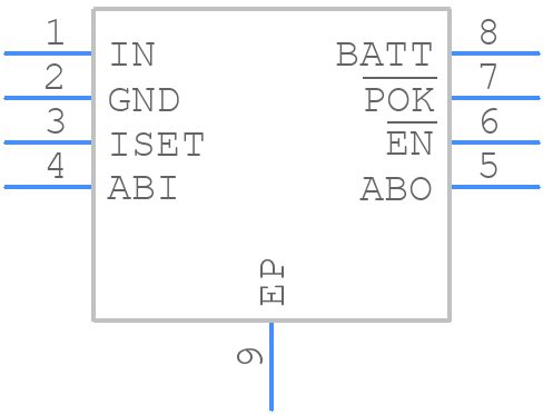 MAX8814ETA+T - Analog Devices - PCB symbol
