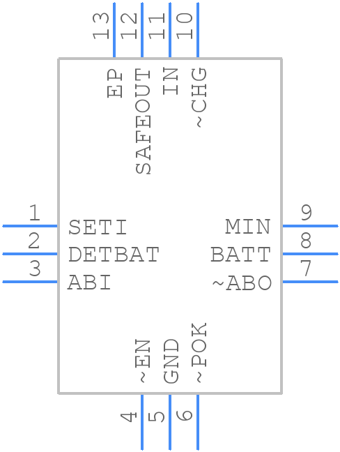 MAX8845XETC+T - Analog Devices - PCB symbol