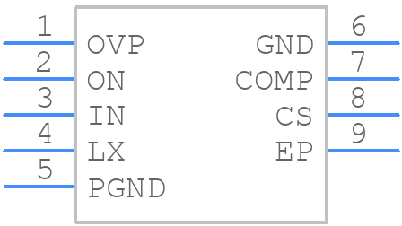 MAX8901BETA+TCH8 - Analog Devices - PCB symbol