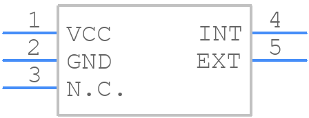 MAX9940AXK+T - Analog Devices - PCB symbol