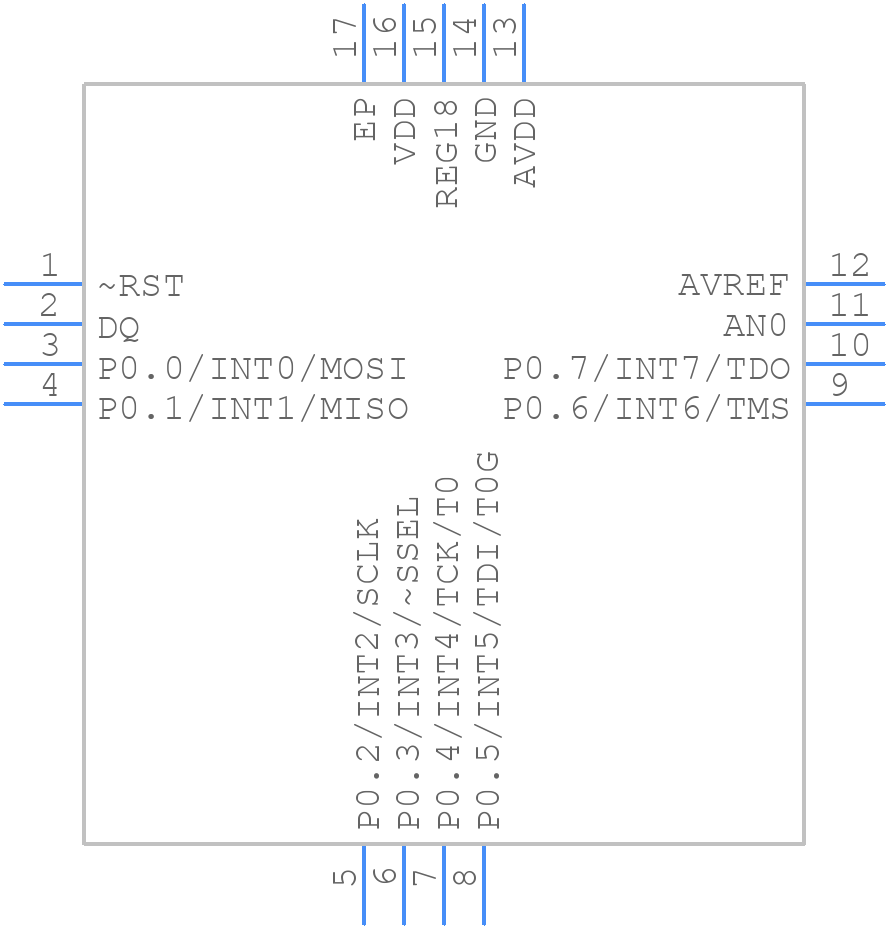 MAXQ1004-B01+ - Analog Devices - PCB symbol