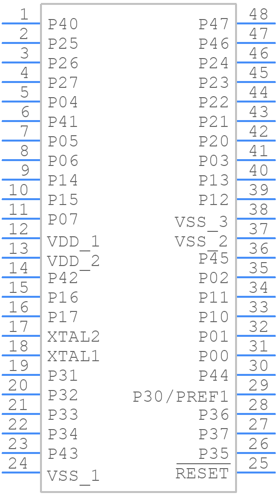 ZLF645S0H4832G - Analog Devices - PCB symbol