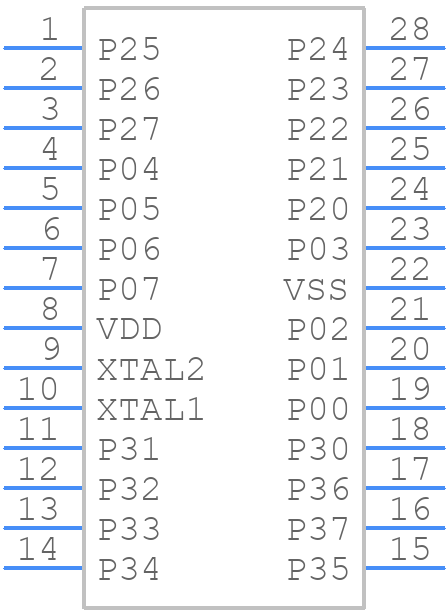 ZLP12840H2832G - Analog Devices - PCB symbol