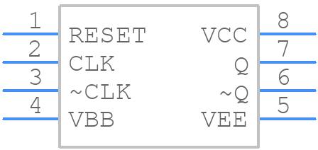 MC100EL32DG - onsemi - PCB symbol