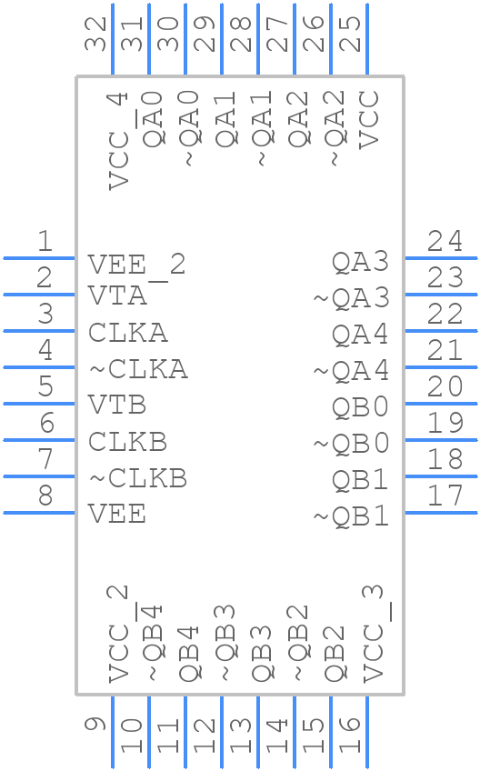 MC100EP210SFAG - onsemi - PCB symbol