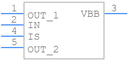 BTS500801TEAAUMA1 - Infineon - PCB symbol