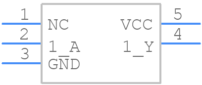 74V1G14STR - STMicroelectronics - PCB symbol