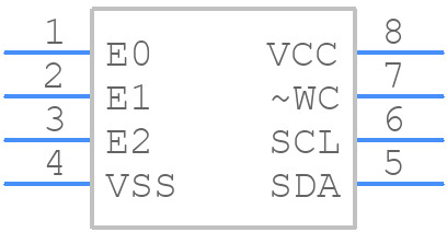 M24512-WMW6G - STMicroelectronics - PCB symbol
