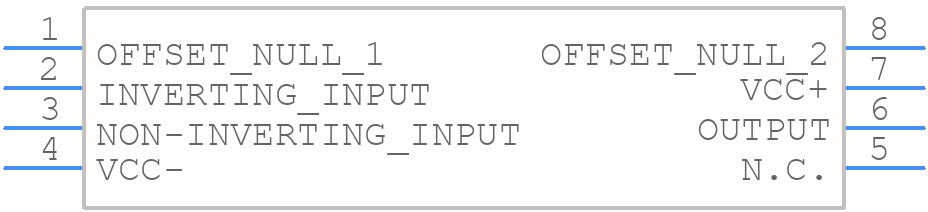 OP07CN - STMicroelectronics - PCB symbol