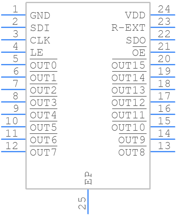 STP16CPPS05XTTR - STMicroelectronics - PCB symbol