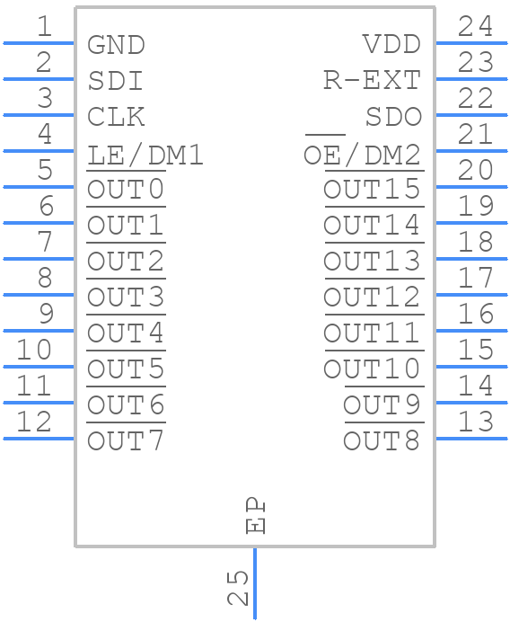 STP16DPPS05XTTR - STMicroelectronics - PCB symbol