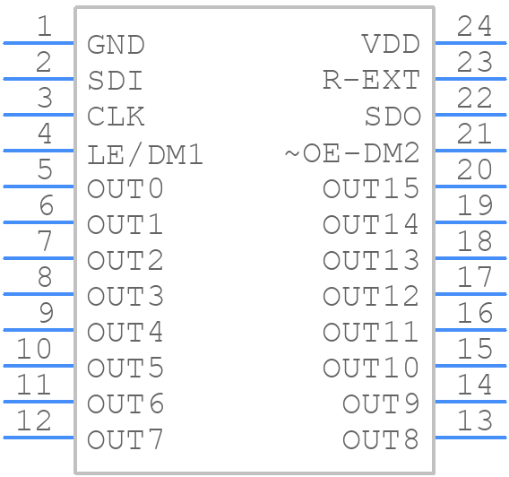 STP16DPS05PTR - STMicroelectronics - PCB symbol