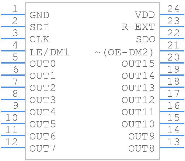 STP16DPS05TTR - STMicroelectronics - PCB symbol