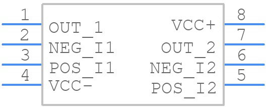 TL062IDT - STMicroelectronics - PCB symbol