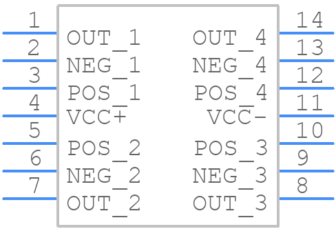 TS27M4CDT - STMicroelectronics - PCB symbol