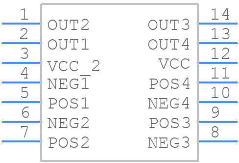 TS3704ID - STMicroelectronics - PCB symbol