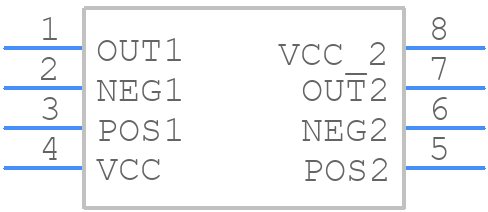 TS393ID - STMicroelectronics - PCB symbol