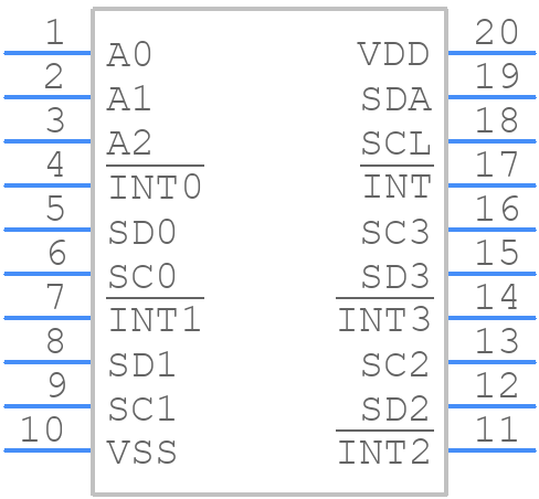 PCA9544APW,118 - NXP - PCB symbol