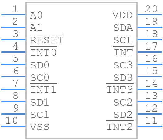 PCA9545APW,118 - NXP - PCB symbol