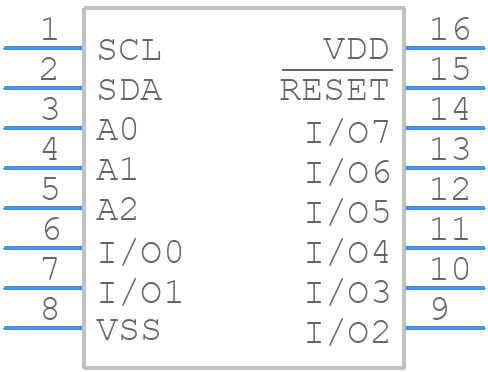 PCA9556PW,112 - Nexperia - PCB symbol