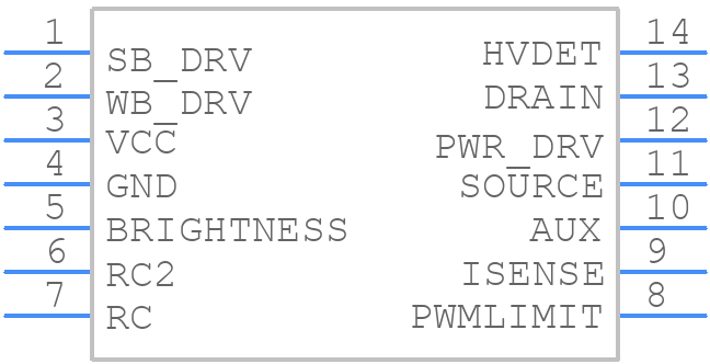 SSL2103T/1 - Nexperia - PCB symbol