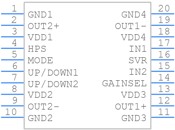TDA8552TS/N1 - Nexperia - PCB symbol