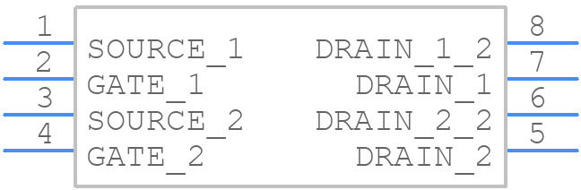 TSM4944DCS - Taiwan Semiconductor - PCB symbol