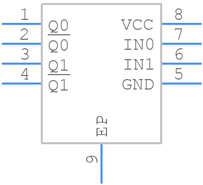 SY89322VMG-TR - Microchip - PCB symbol