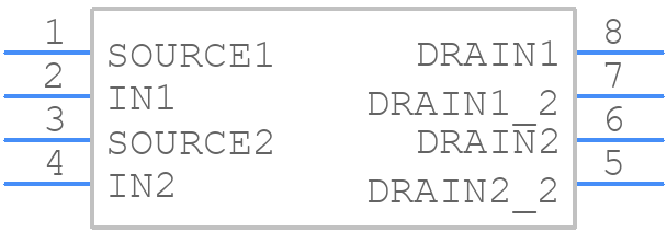 TPD1030F(TE12L,Q) - Taiwan Semiconductor - PCB symbol