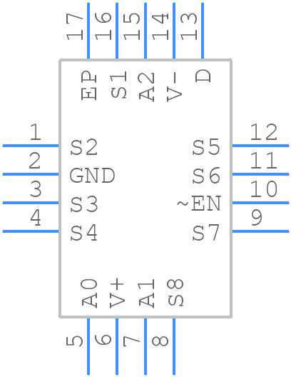 DG9408DN-T1-E4 - Vishay - PCB symbol