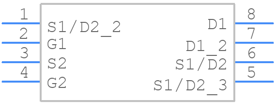 SI4650DY-T1-GE3 - Vishay - PCB symbol