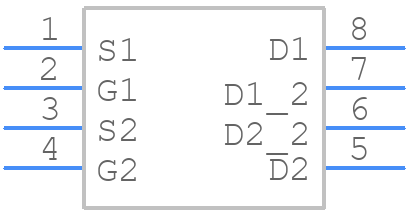 SQ4936EY-T1-GE3 - Vishay - PCB symbol