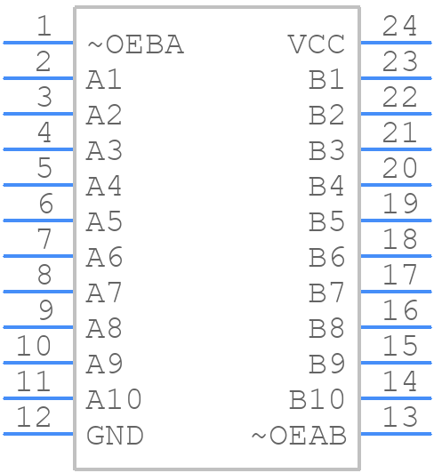 SN74ABT861DW - Texas Instruments - PCB symbol