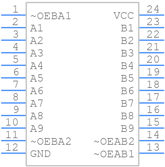 SN74ALS29863DW - Texas Instruments - PCB symbol