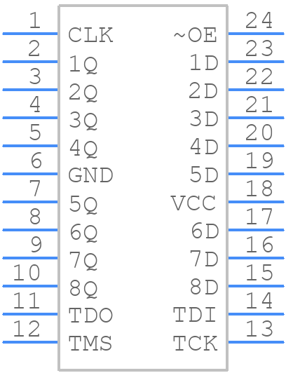 SN74BCT8374ADW - Texas Instruments - PCB symbol