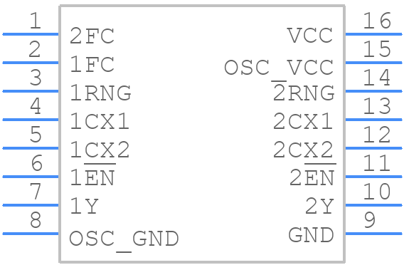 SN74LS629D - Texas Instruments - PCB symbol