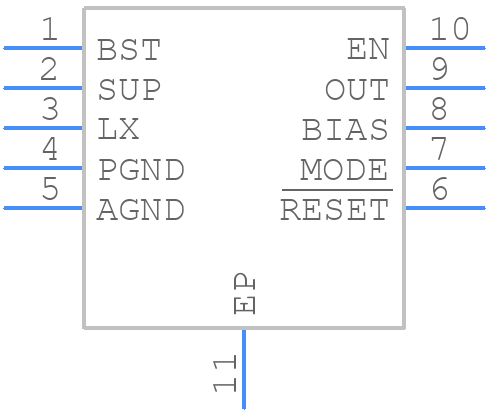 MAX16956AUBF/V+ - Analog Devices - PCB symbol