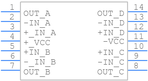 OPA404SG - Texas Instruments - PCB symbol