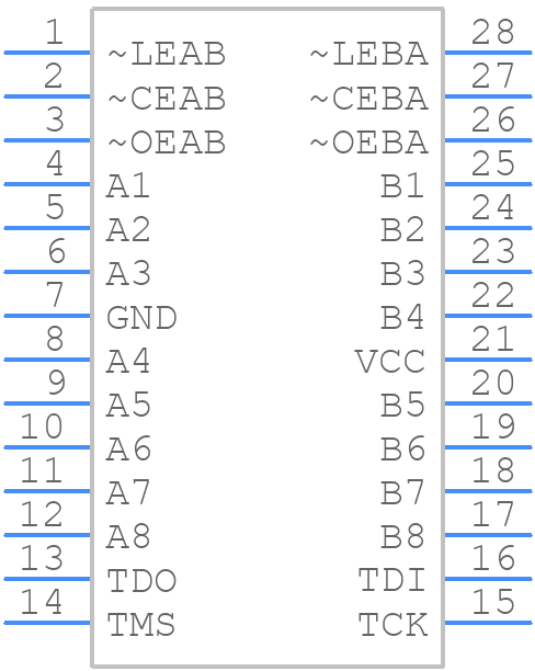 SN74ABT8543DW - Texas Instruments - PCB symbol
