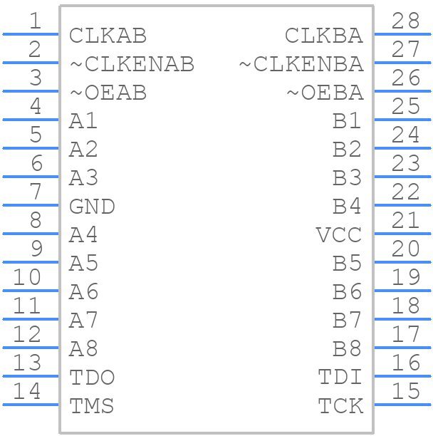 SN74ABT8952DW - Texas Instruments - PCB symbol